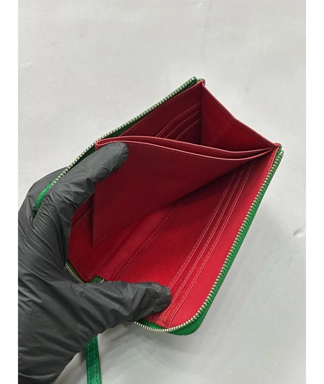 VIVIENNE WESTWOOD Зеленый кошелек, фото 4