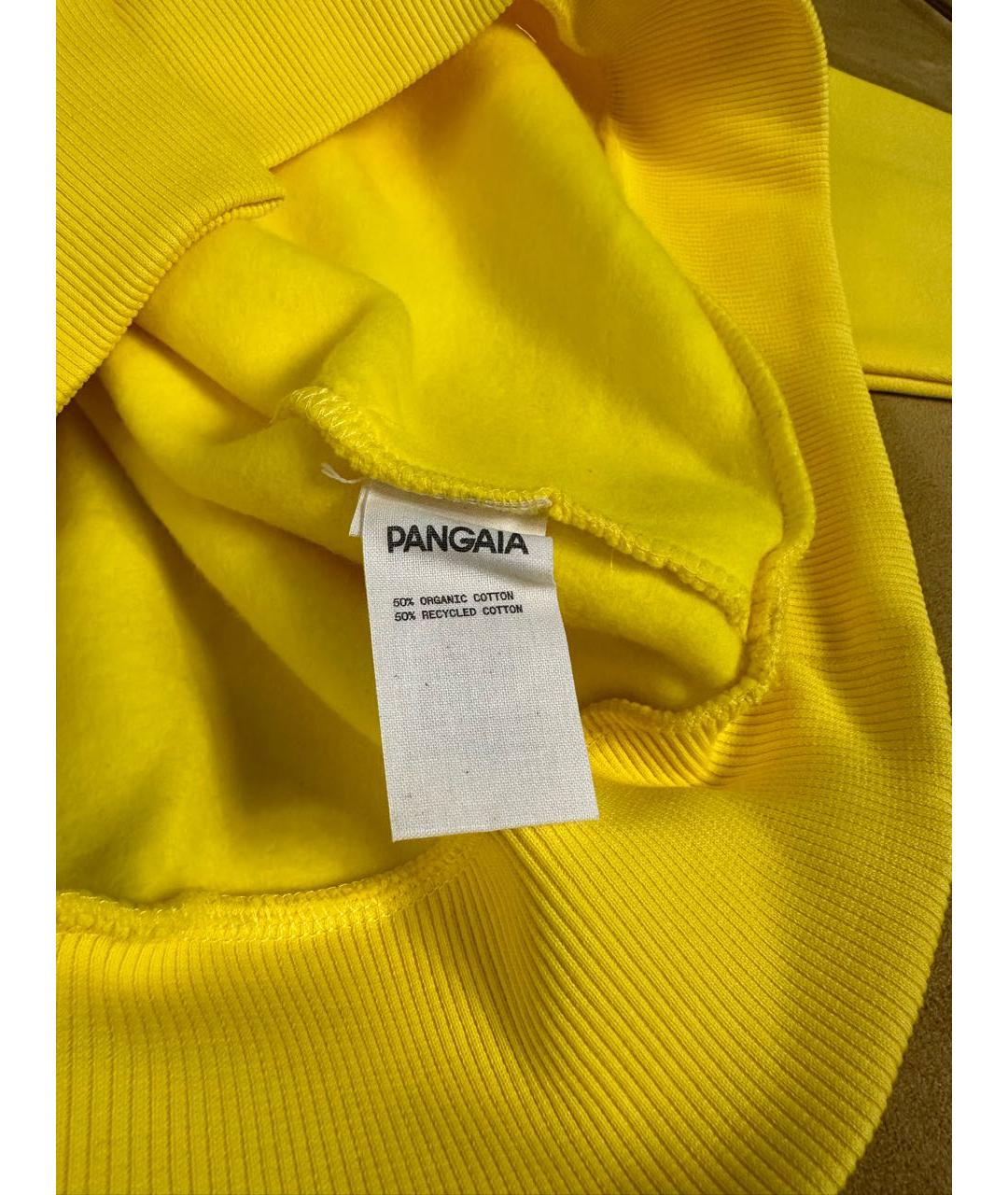 THE PANGAIA Желтый хлопковый костюм с брюками, фото 7