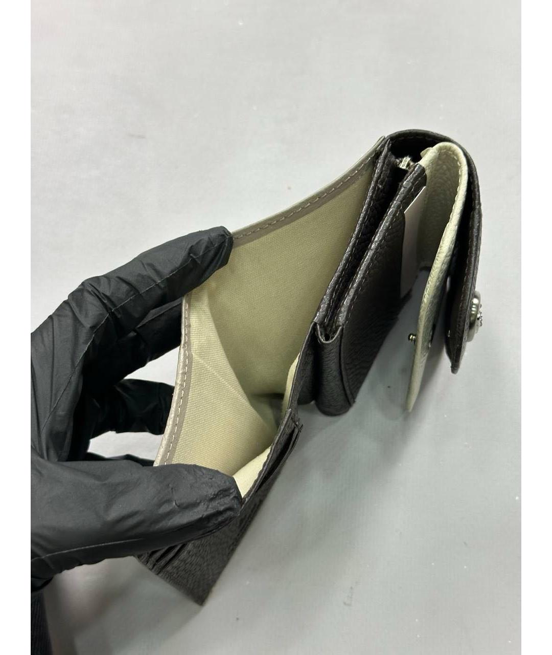 VIVIENNE WESTWOOD Черный кожаный кошелек, фото 7