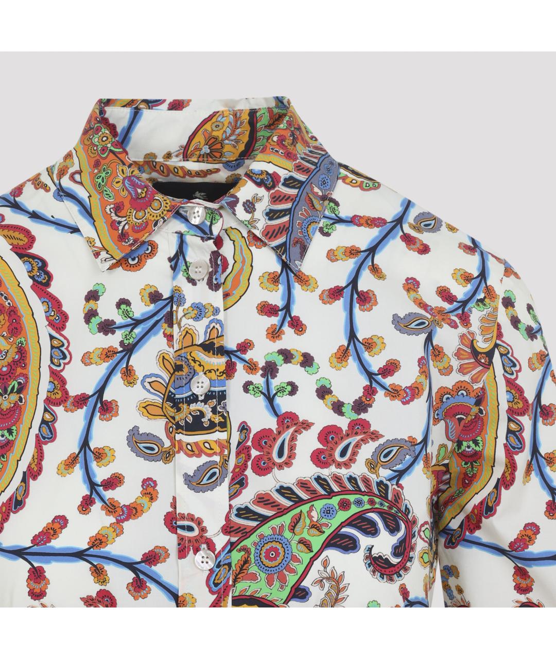 ETRO Мульти хлопковое повседневное платье, фото 4