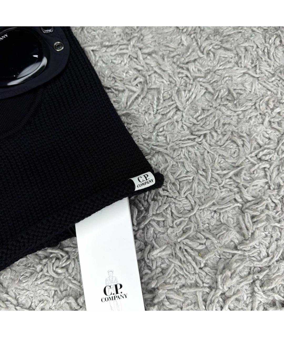 CP COMPANY Черная шерстяная шапка, фото 3