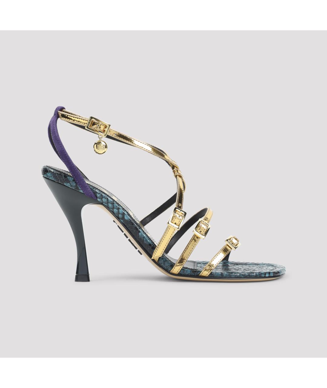 LOEWE Мульти кожаные босоножки, фото 3