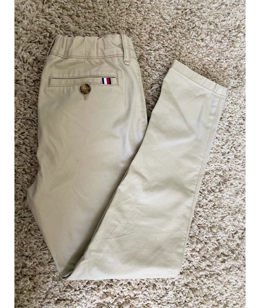 HILFIGER COLLECTION Бежевые хлопковые брюки и шорты, фото 3