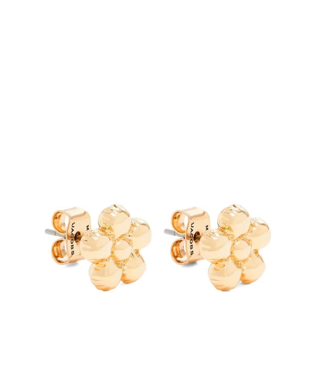 MARC JACOBS Золотые металлические серьги, фото 2