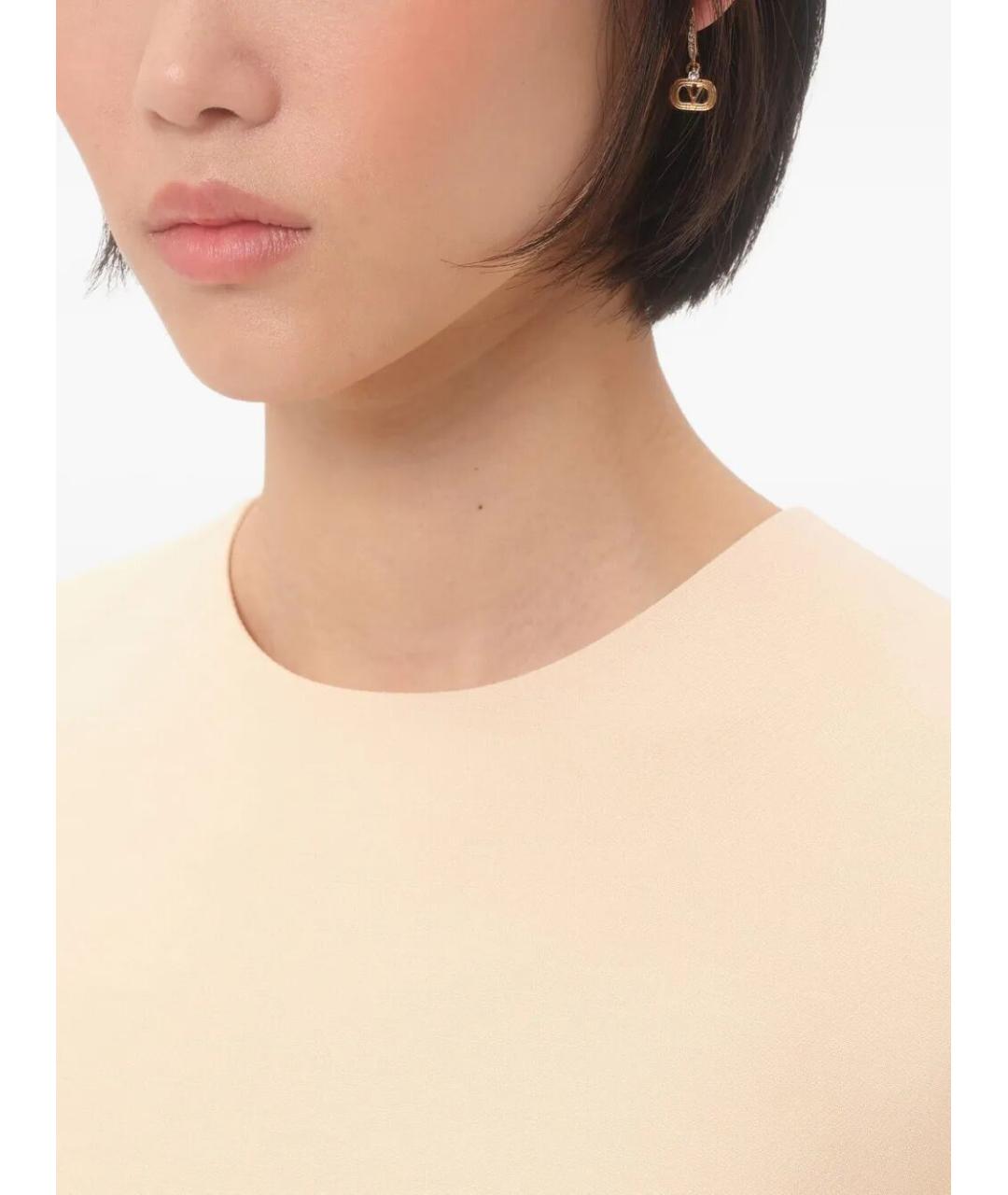 VALENTINO Золотые металлические серьги, фото 2