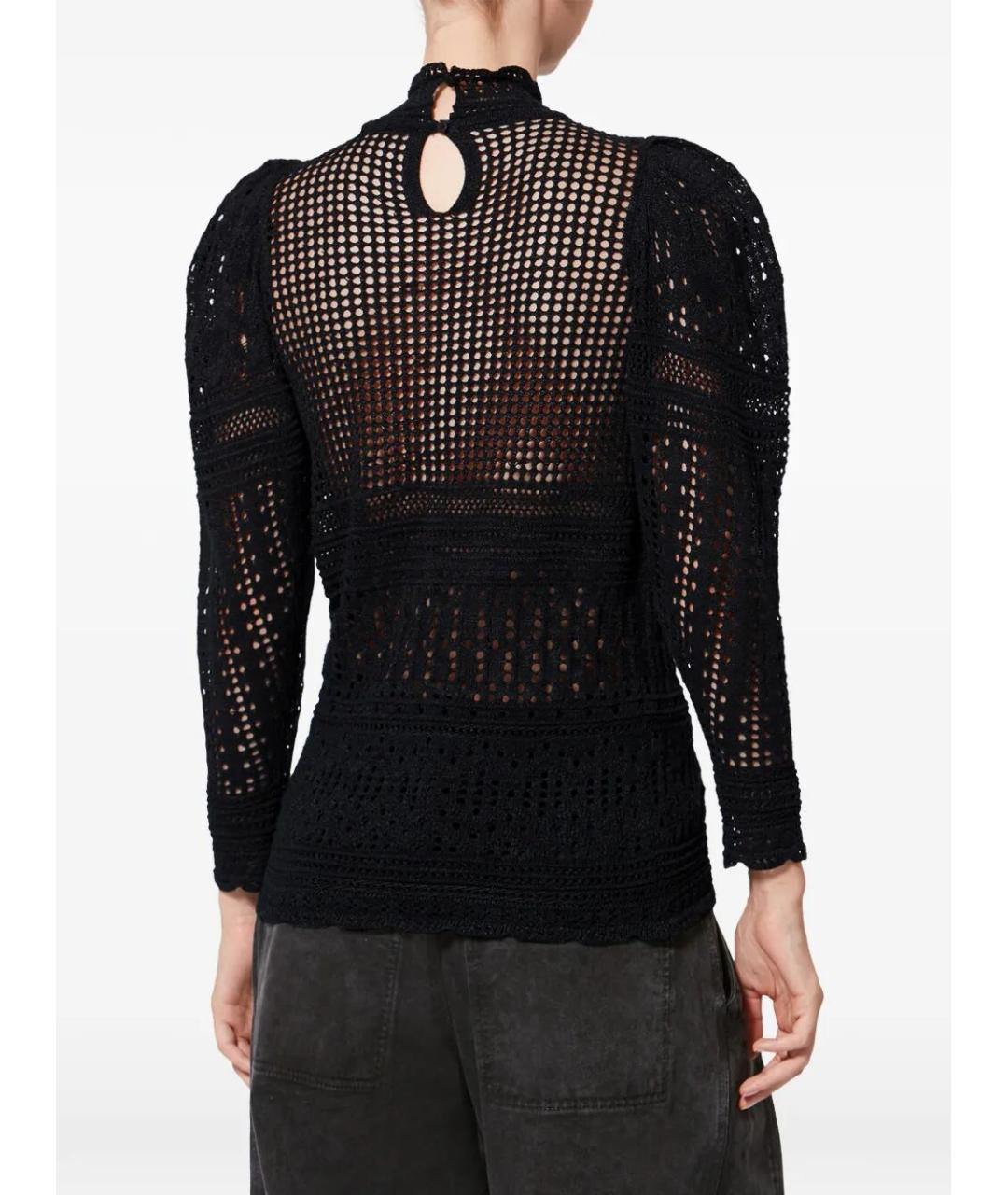 ISABEL MARANT Черный хлопковый джемпер / свитер, фото 3