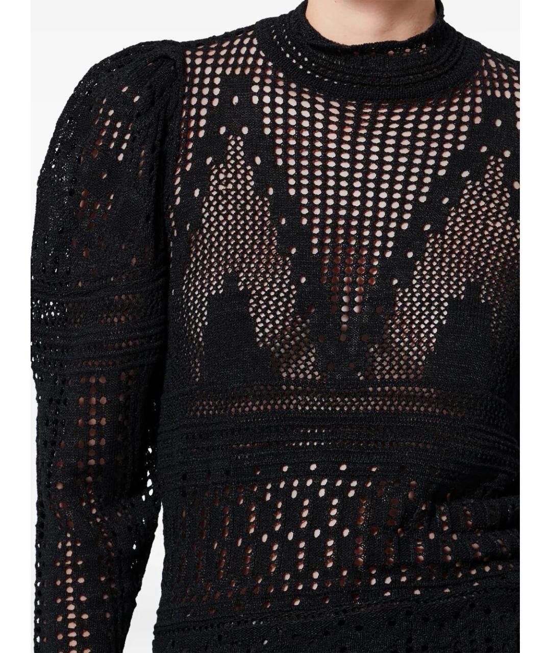 ISABEL MARANT Черный хлопковый джемпер / свитер, фото 4