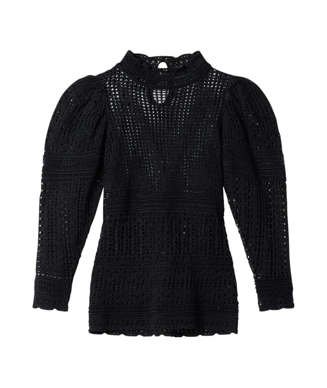 ISABEL MARANT Черный хлопковый джемпер / свитер, фото 1