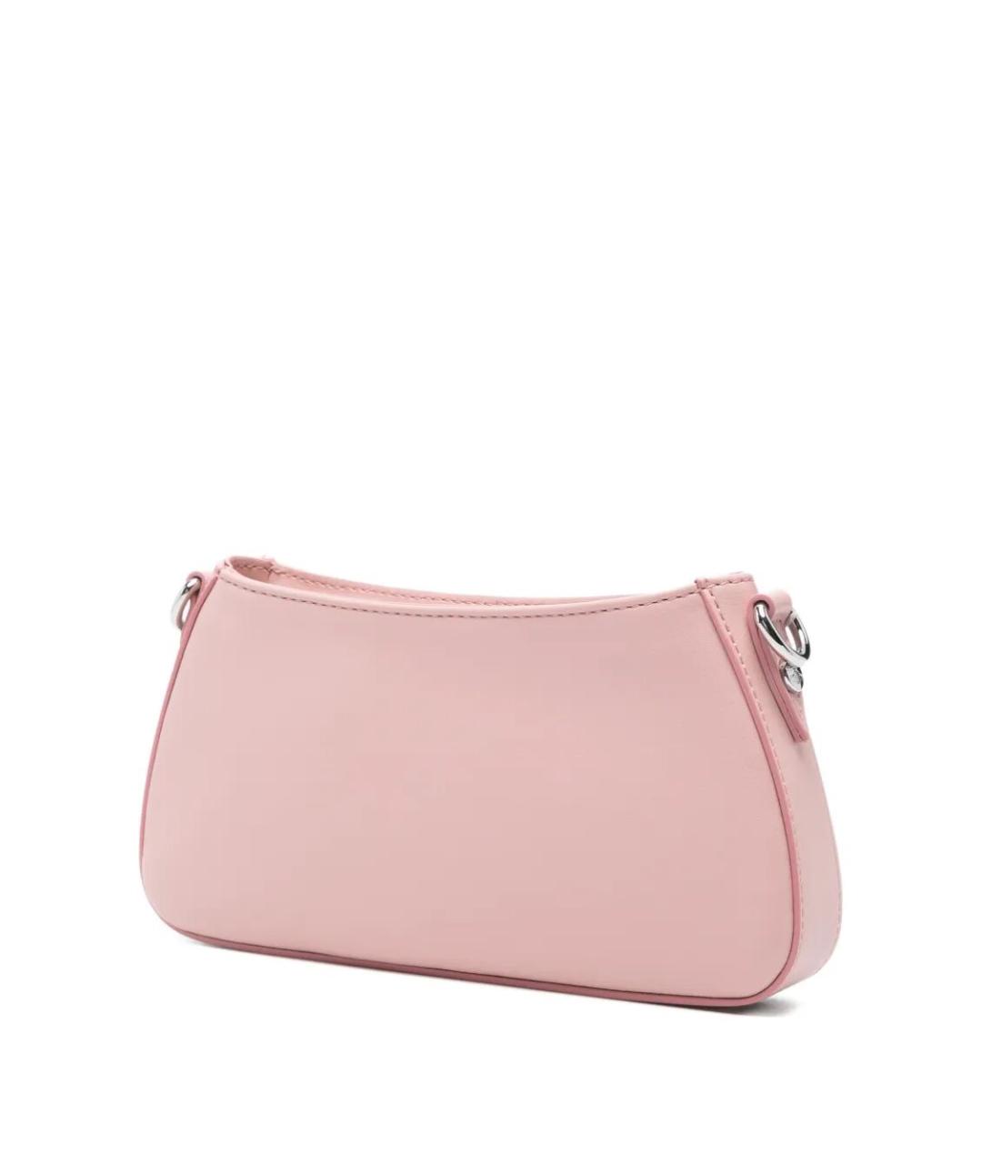 VIVIENNE WESTWOOD Розовая хлопковая сумка через плечо, фото 3