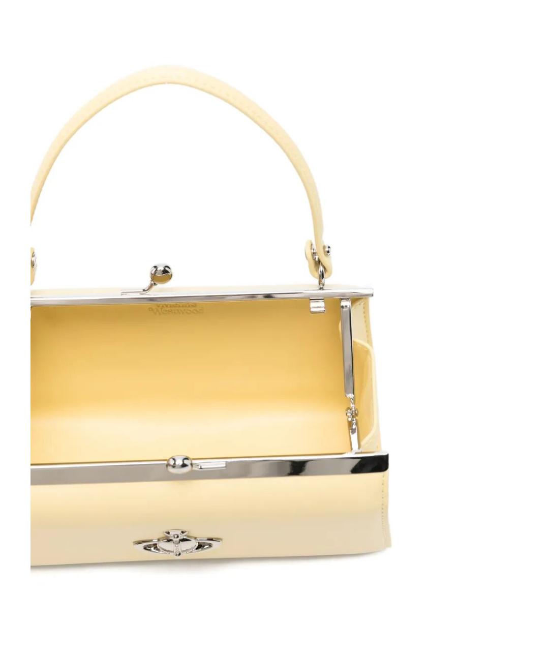 VIVIENNE WESTWOOD Бежевая сумка тоут из искусственной кожи, фото 4