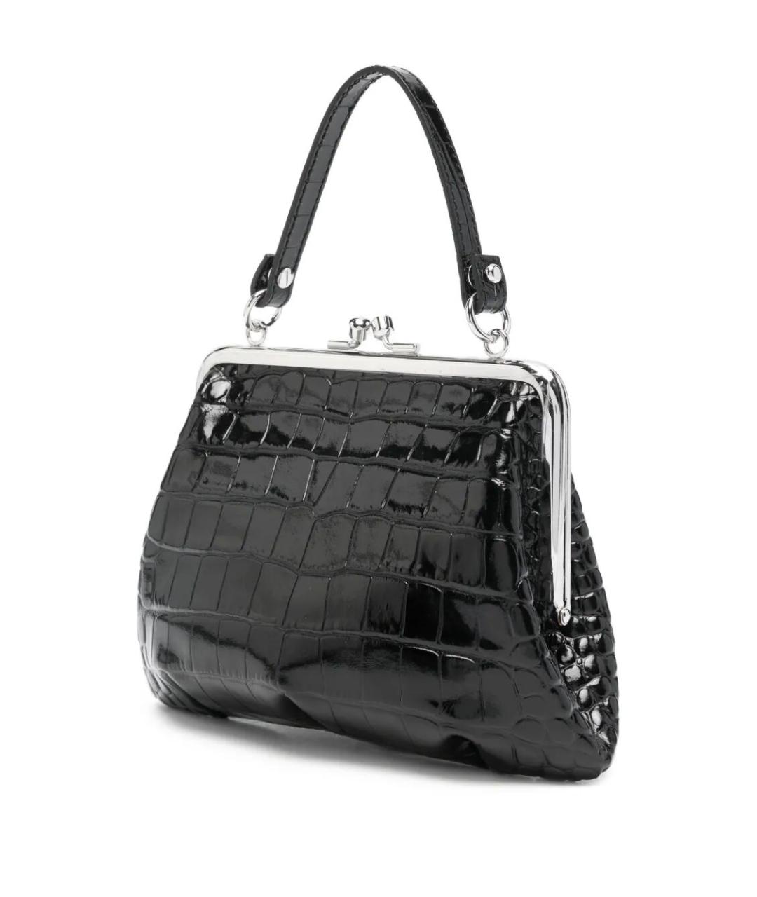 VIVIENNE WESTWOOD Черная сумка тоут из искусственной кожи, фото 3