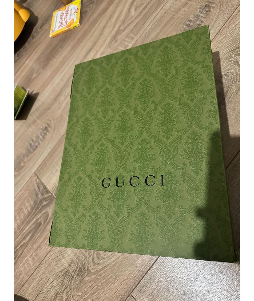 GUCCI Коричневый шарф, фото 4