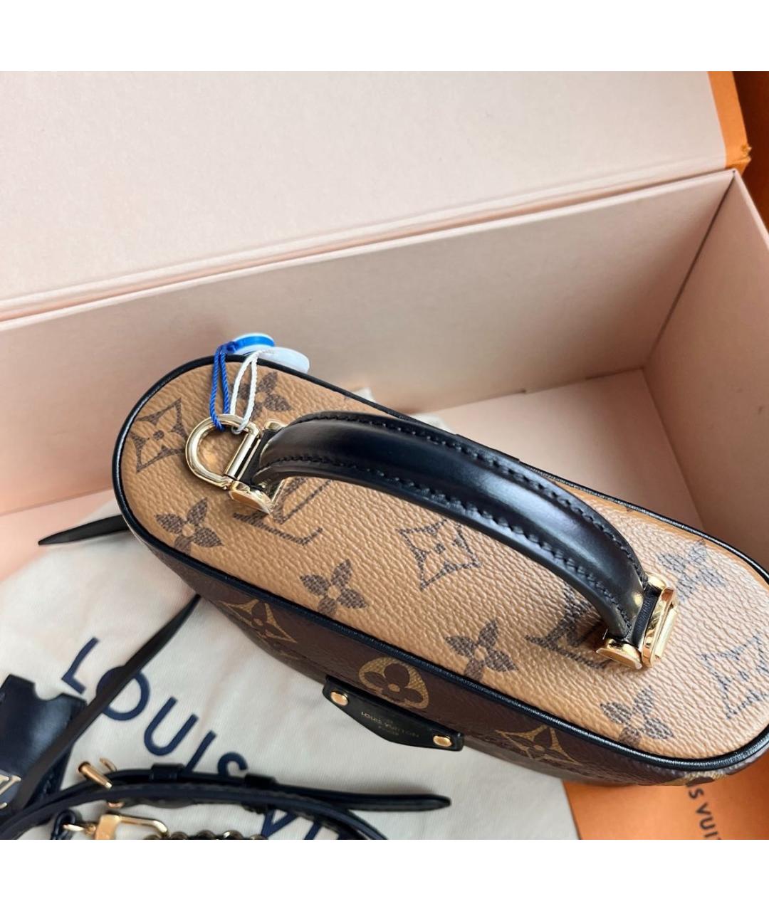 LOUIS VUITTON Коричневая сумка с короткими ручками, фото 4