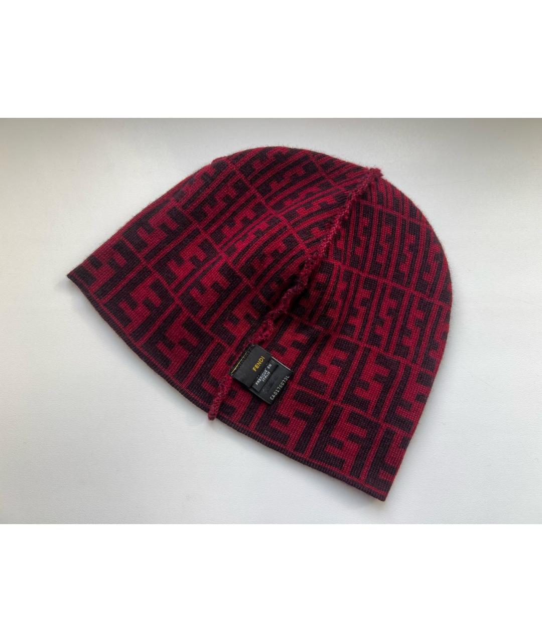 FENDI Мульти шерстяная шапка, фото 3