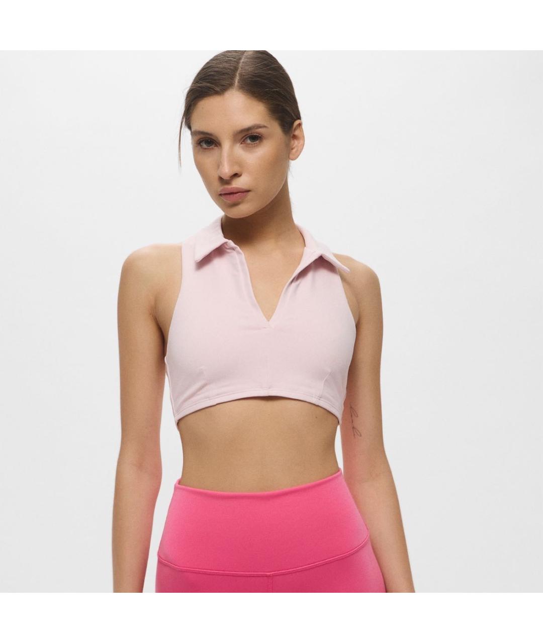 ALO YOGA Розовая майка, фото 5