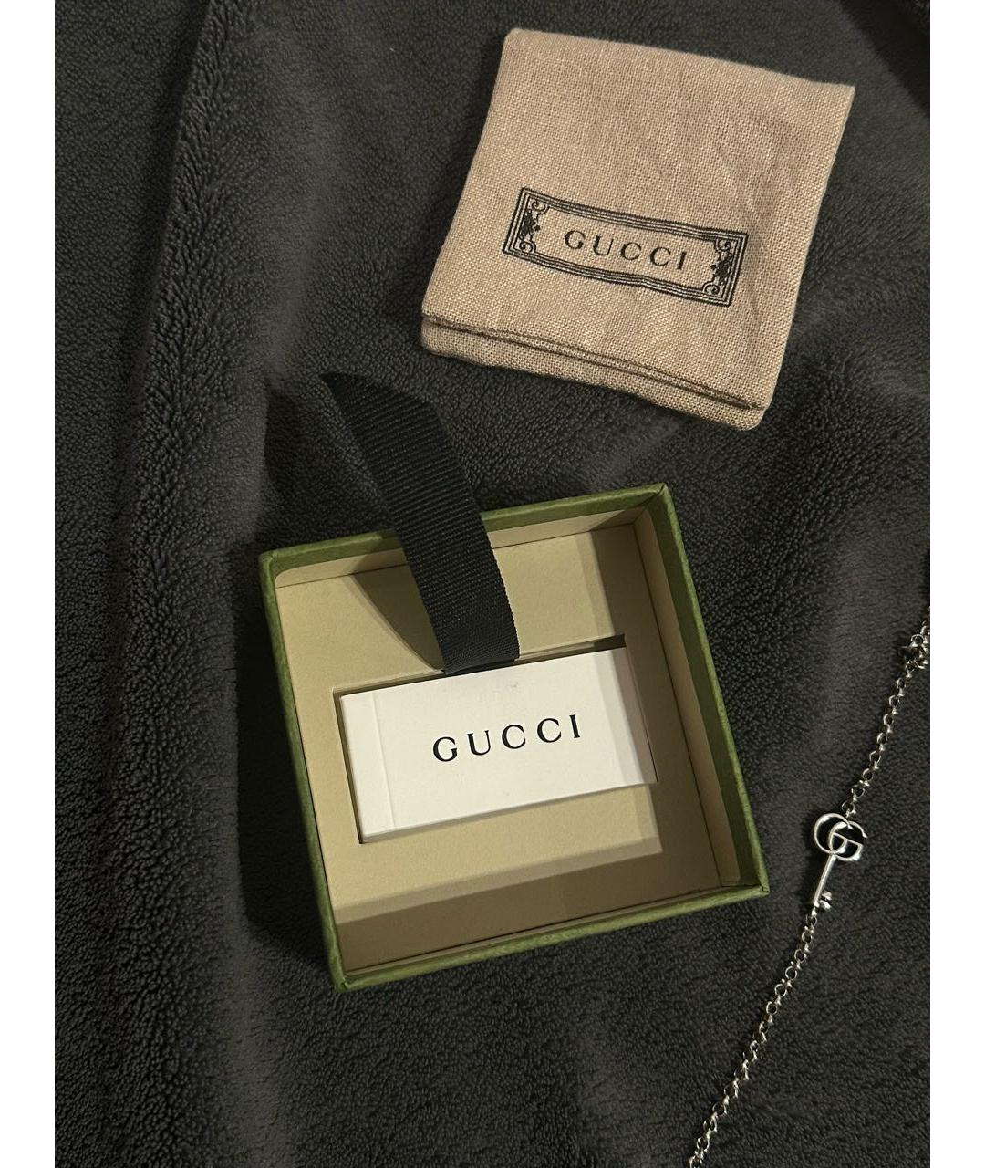 GUCCI Серебрянный серебряный браслет, фото 6