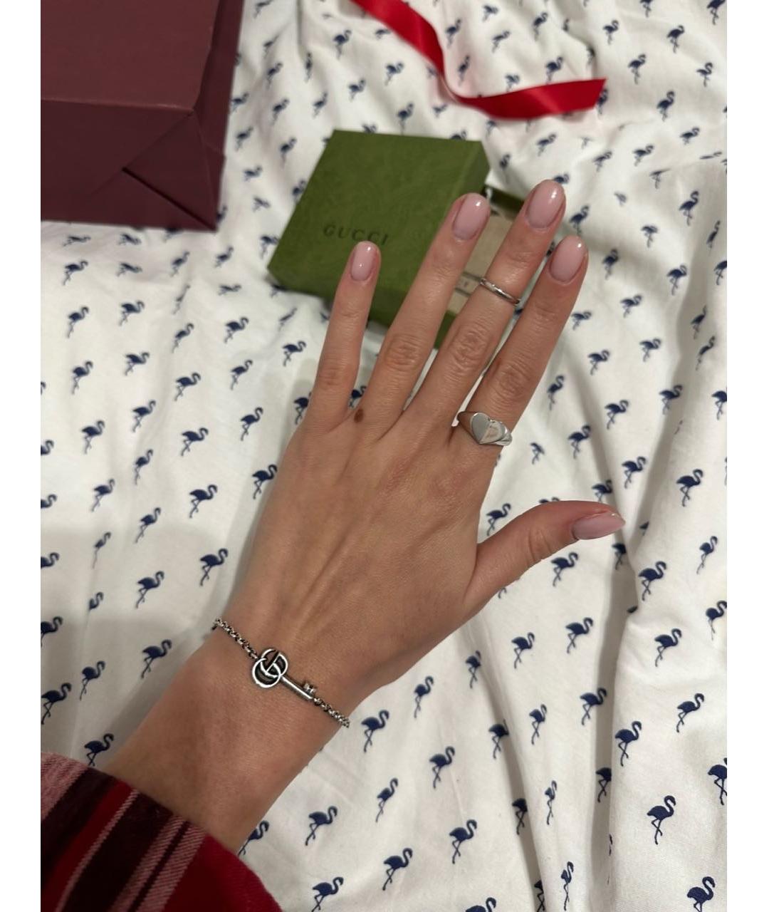 GUCCI Серебрянный серебряный браслет, фото 3