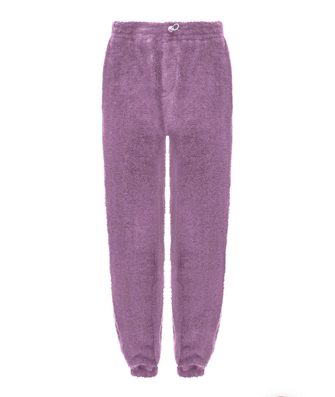 THE PANGAIA Фиолетовые шерстяные прямые брюки, фото 1