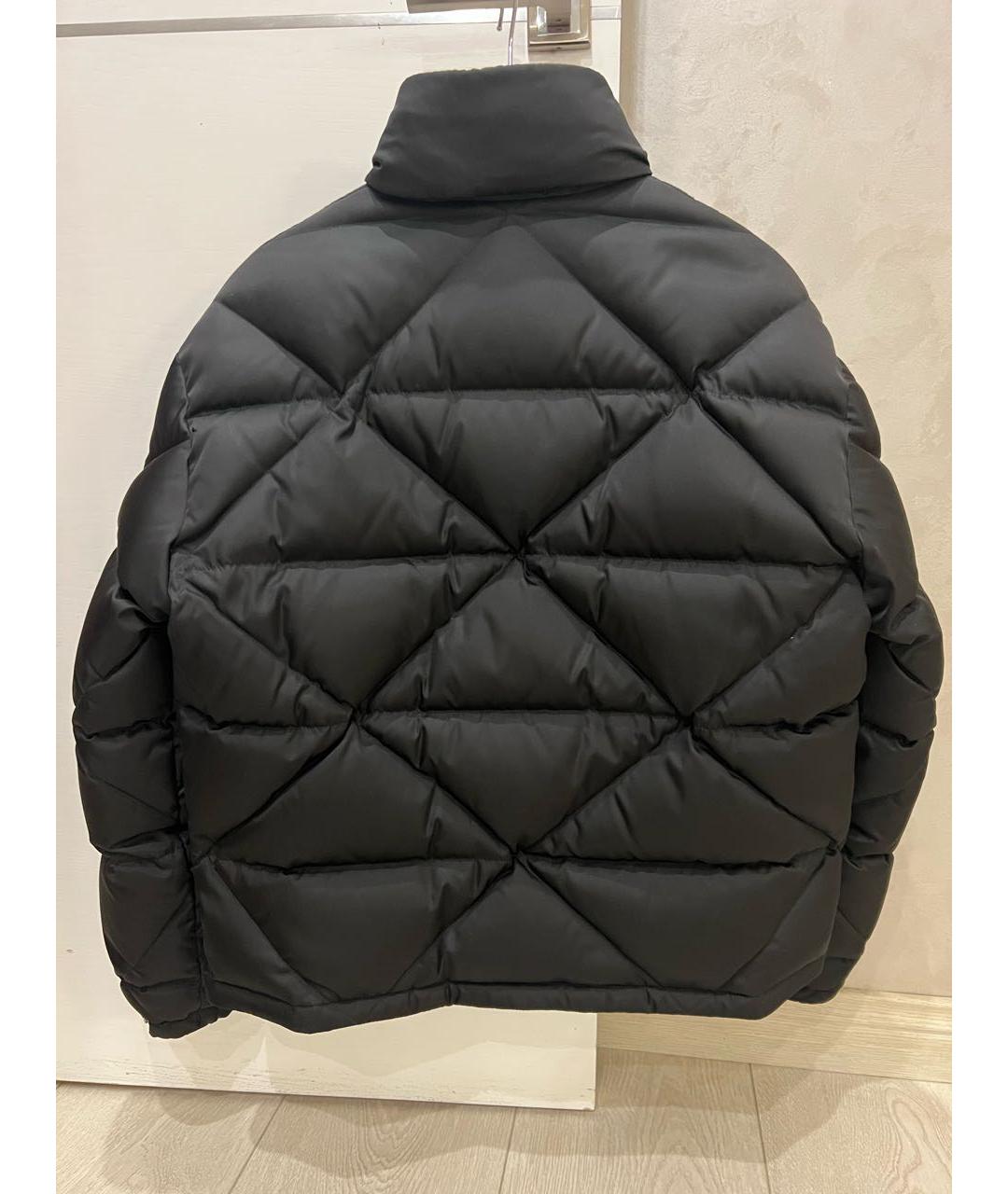 PRADA Черный полиэстеровый пуховик, фото 2