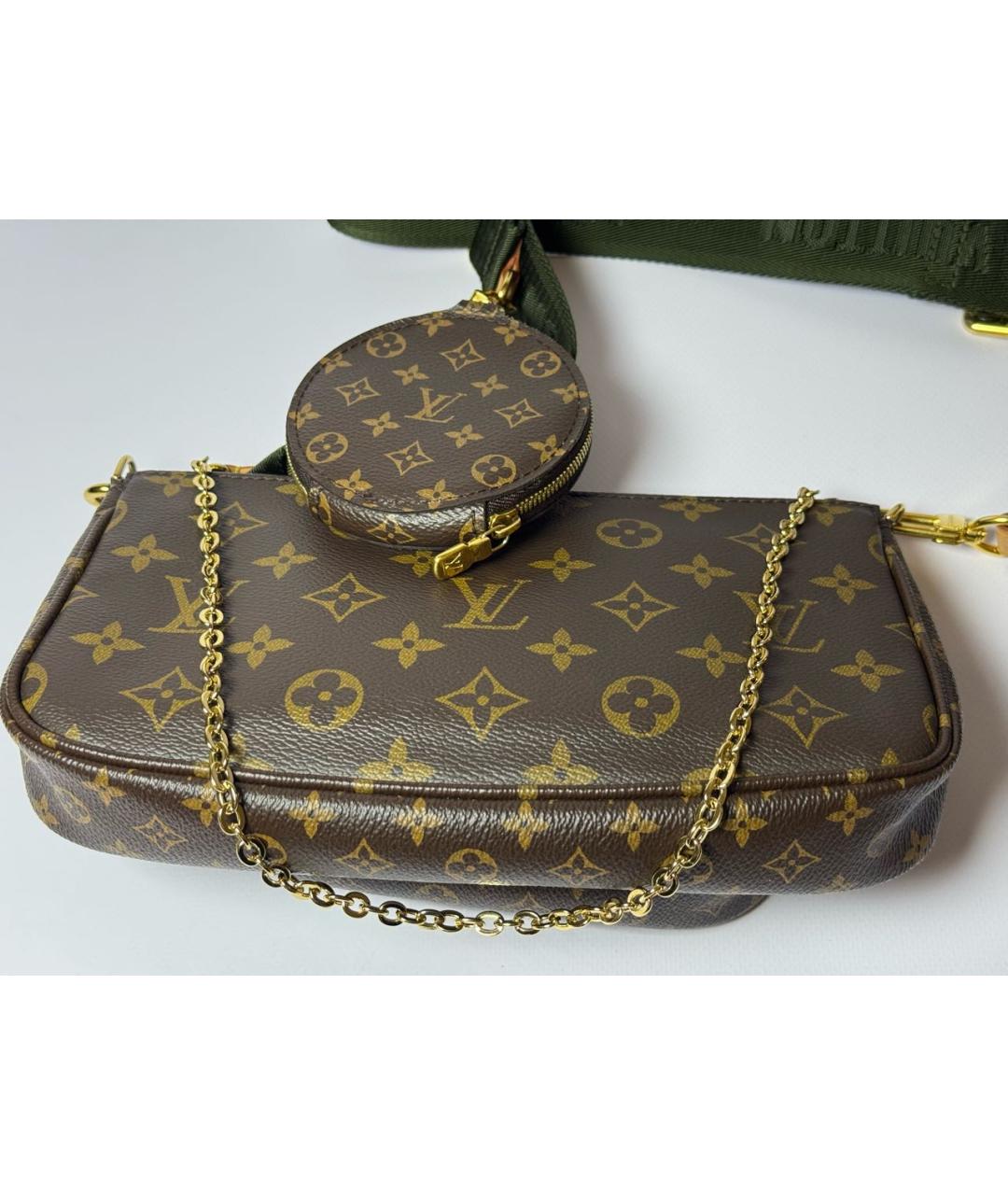 LOUIS VUITTON Коричневая сумка через плечо, фото 8