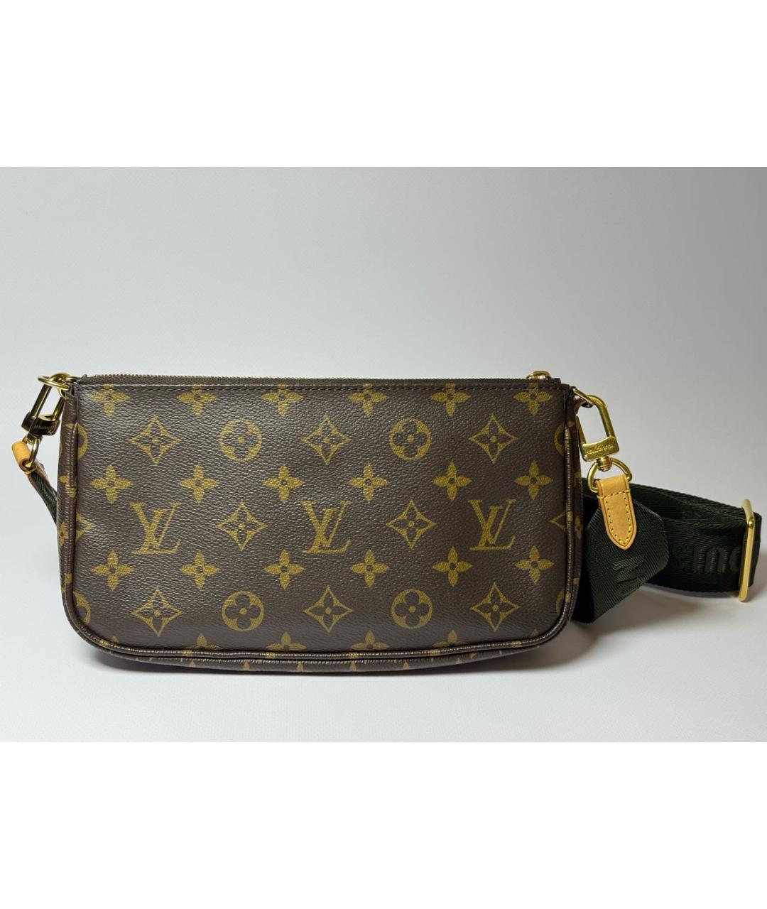 LOUIS VUITTON Коричневая сумка через плечо, фото 3