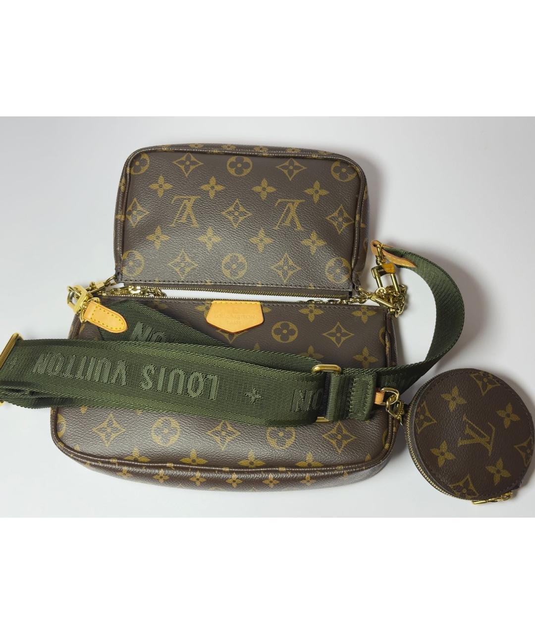 LOUIS VUITTON Коричневая сумка через плечо, фото 7