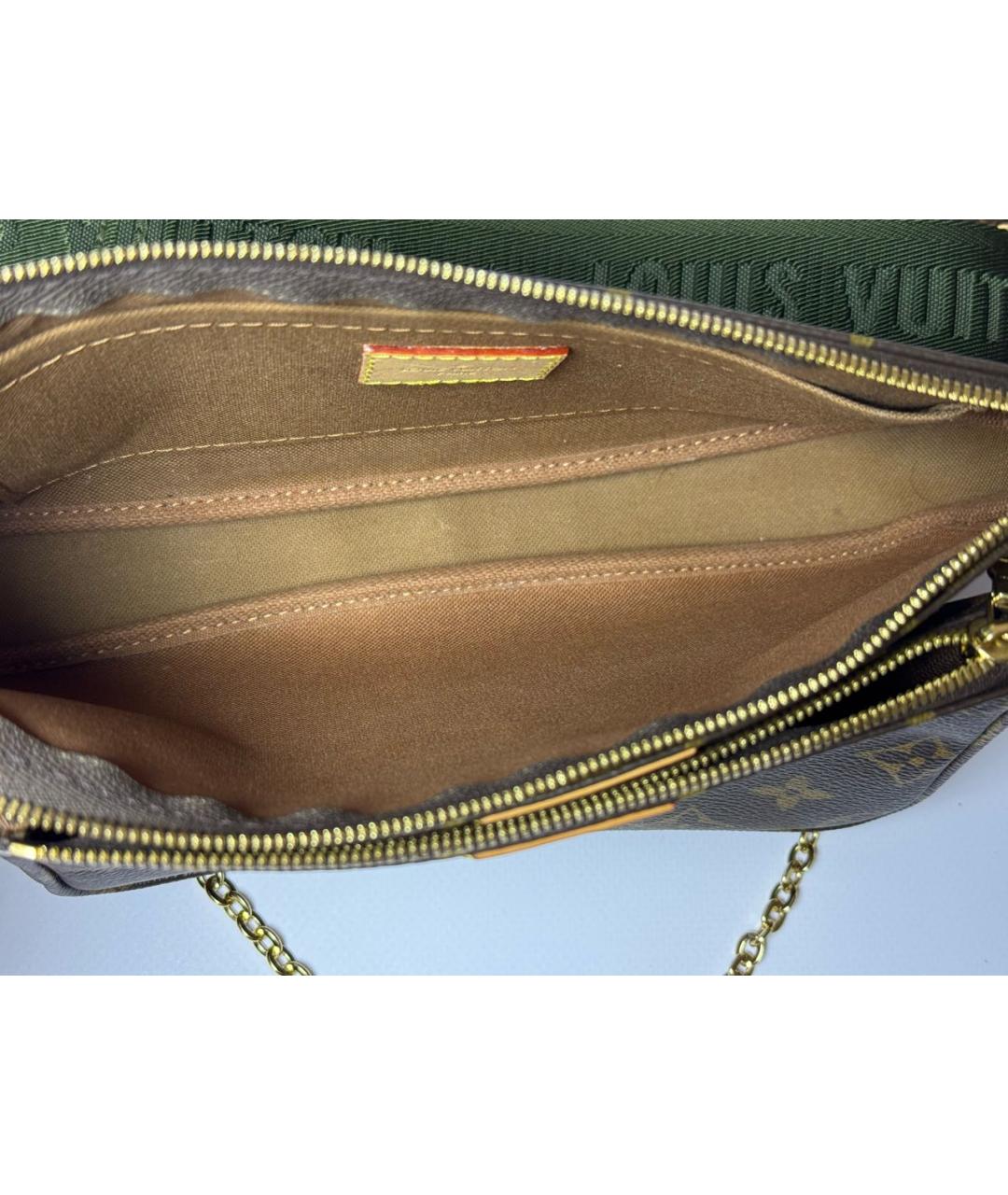 LOUIS VUITTON Коричневая сумка через плечо, фото 4