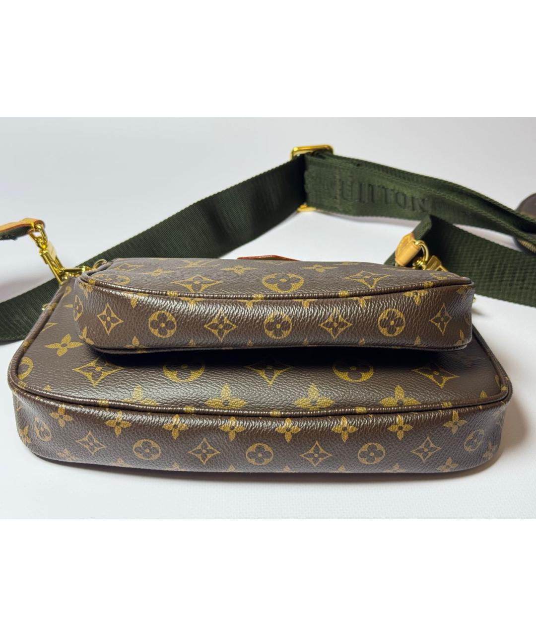 LOUIS VUITTON Коричневая сумка через плечо, фото 6