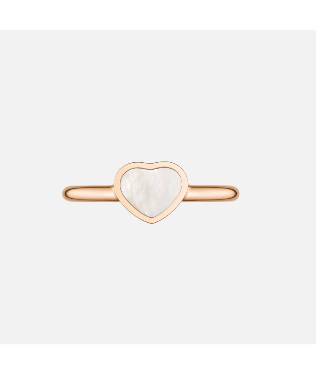 CHOPARD Белое кольцо из розового золота, фото 2