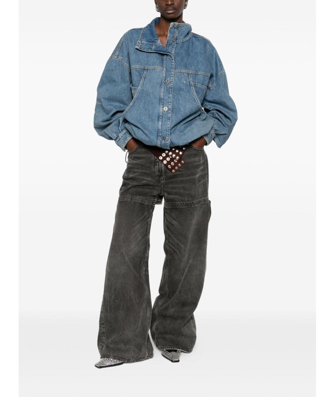 THE ATTICO Синяя деним куртка, фото 4