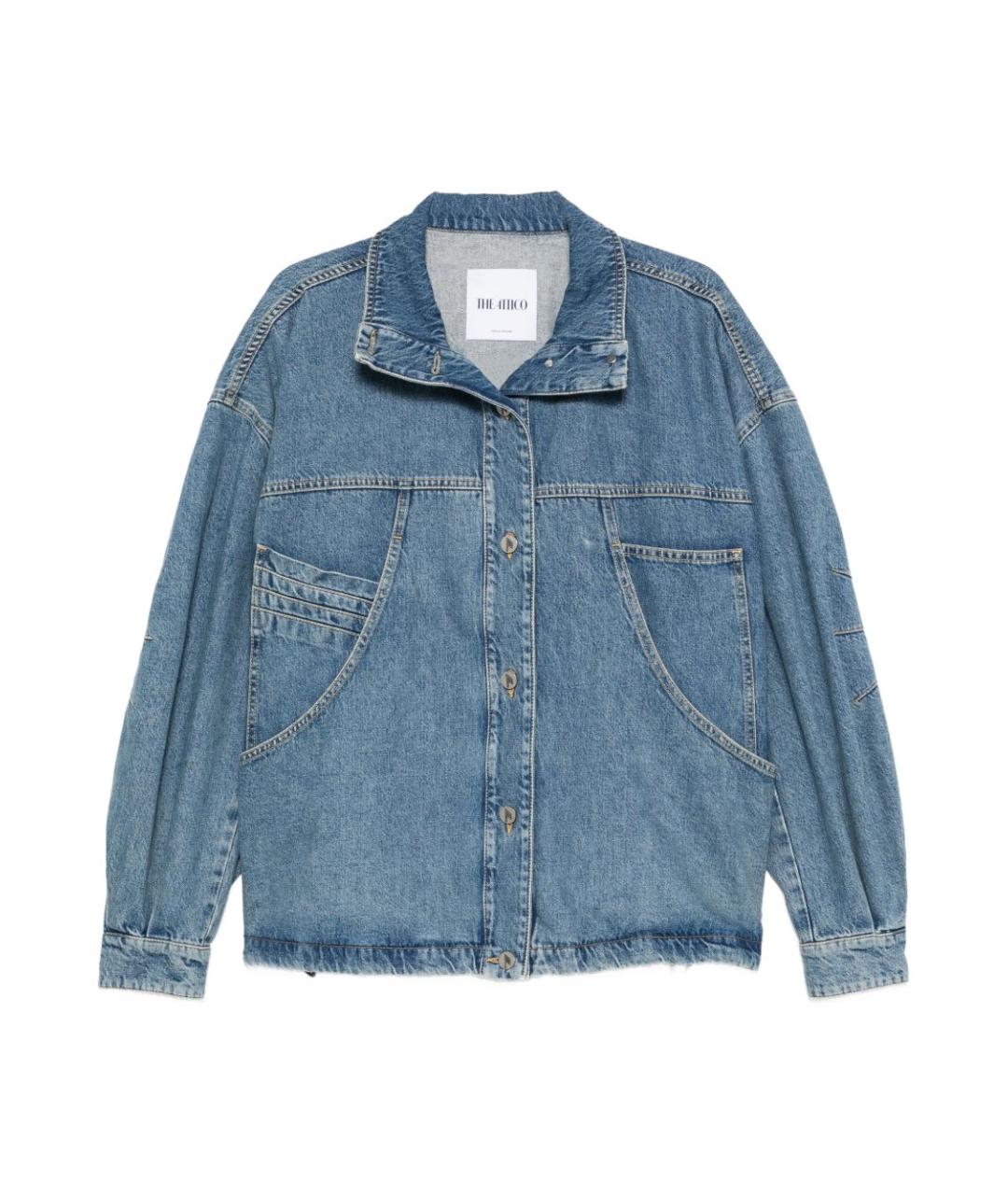 THE ATTICO Синяя деним куртка, фото 1
