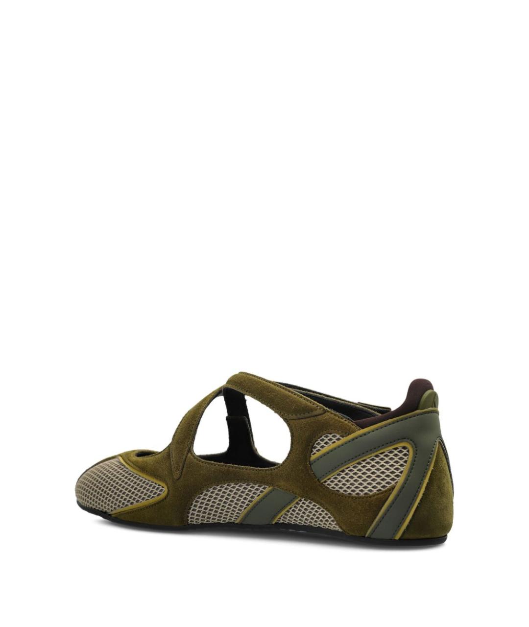 THE ATTICO Зеленые балетки, фото 5