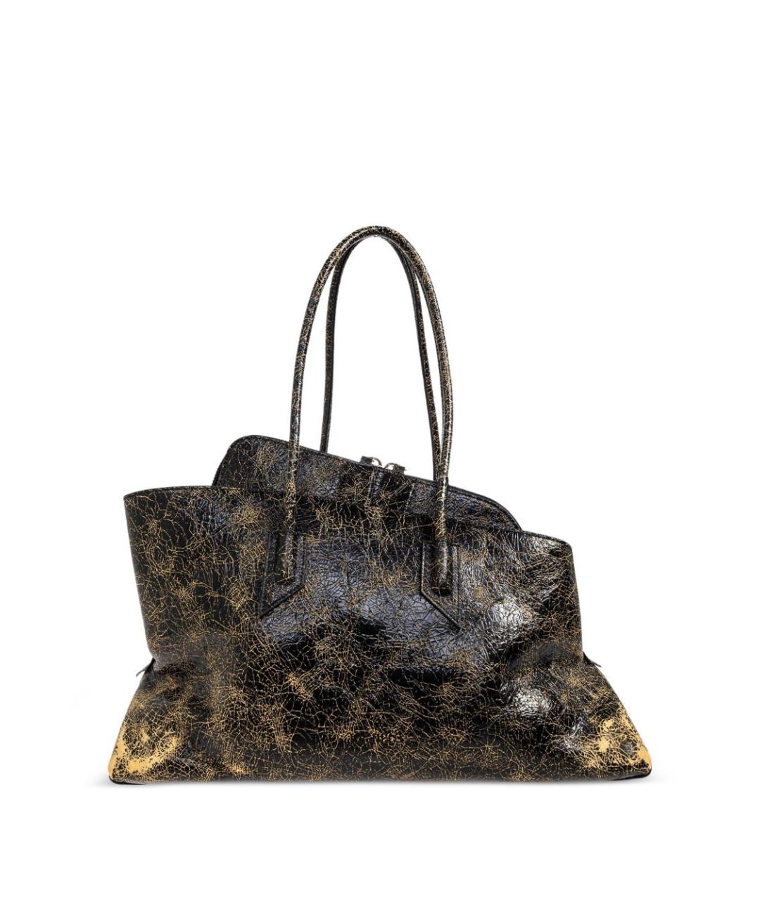 THE ATTICO Коричневая кожаная сумка тоут, фото 5