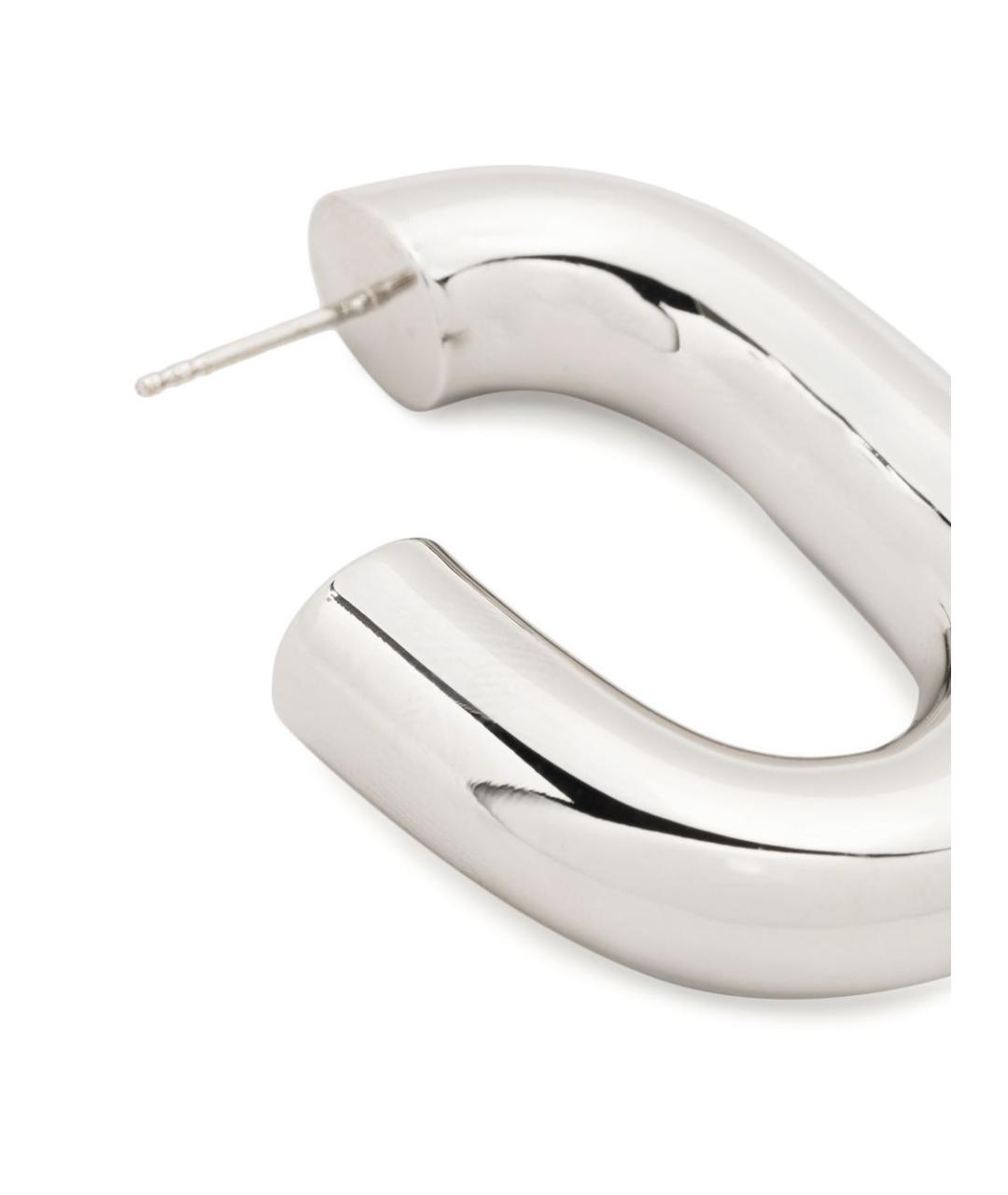 PACO RABANNE Серебряные металлические серьги, фото 3