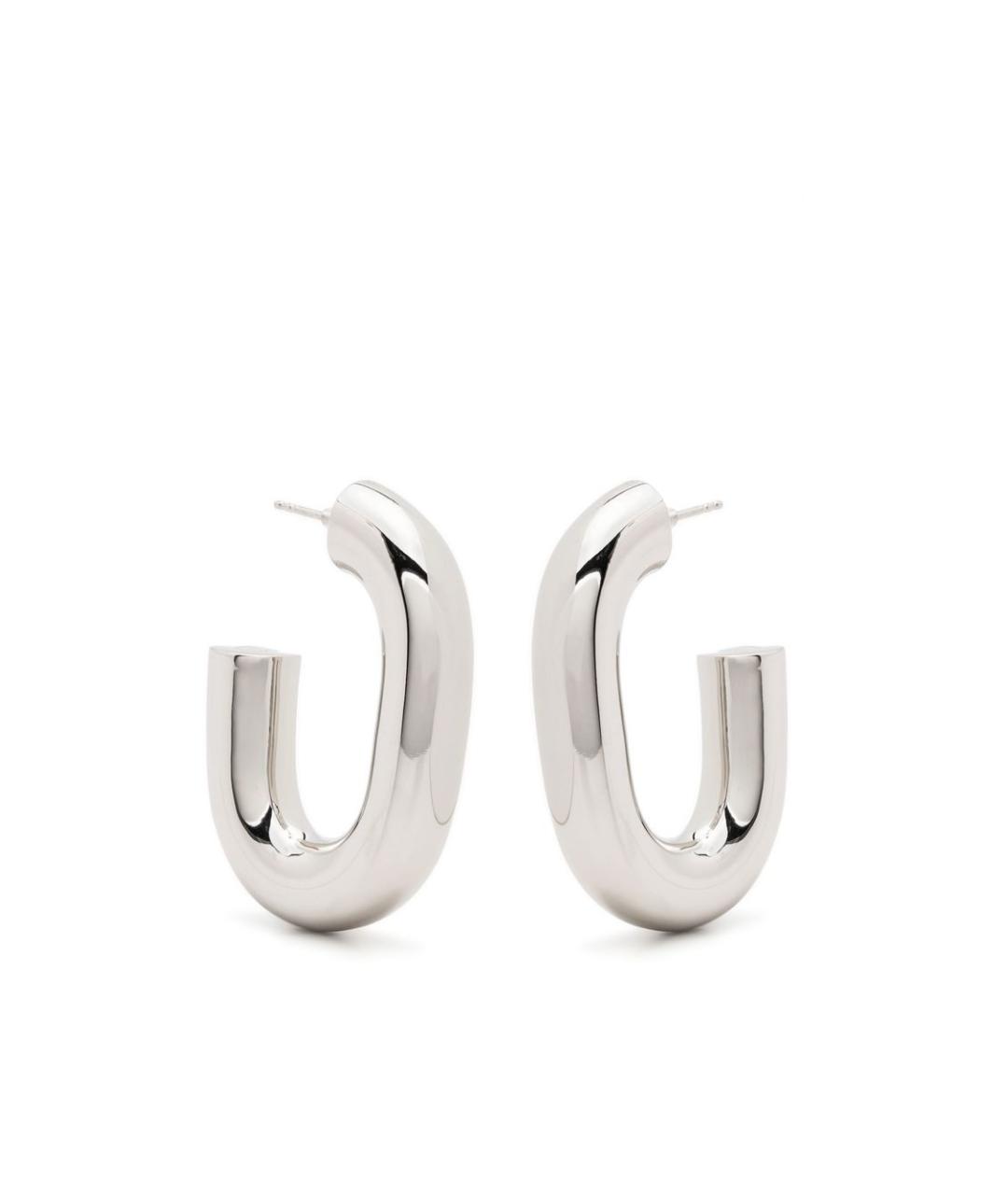 PACO RABANNE Серебряные металлические серьги, фото 1