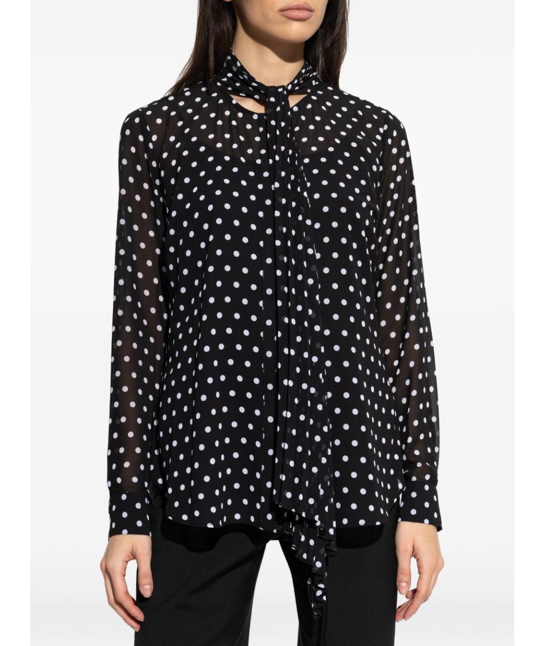 MICHAEL KORS Черная полиэстеровая рубашка, фото 5
