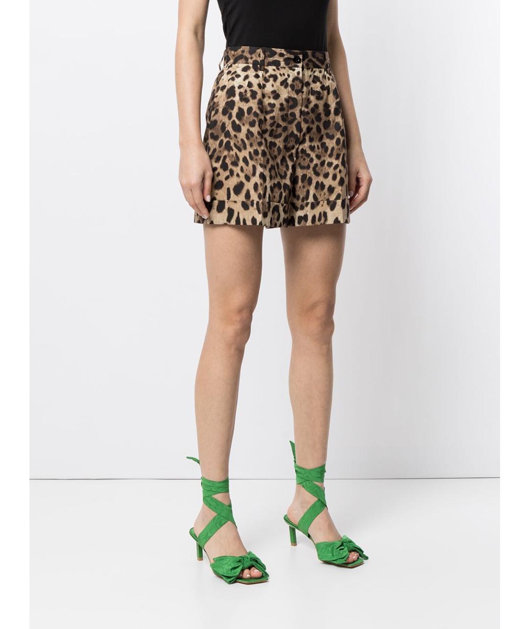 DOLCE&GABBANA Мульти хлопковые шорты, фото 6