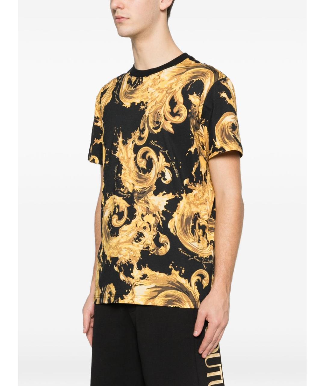 VERSACE JEANS COUTURE Мульти хлопковая футболка, фото 5