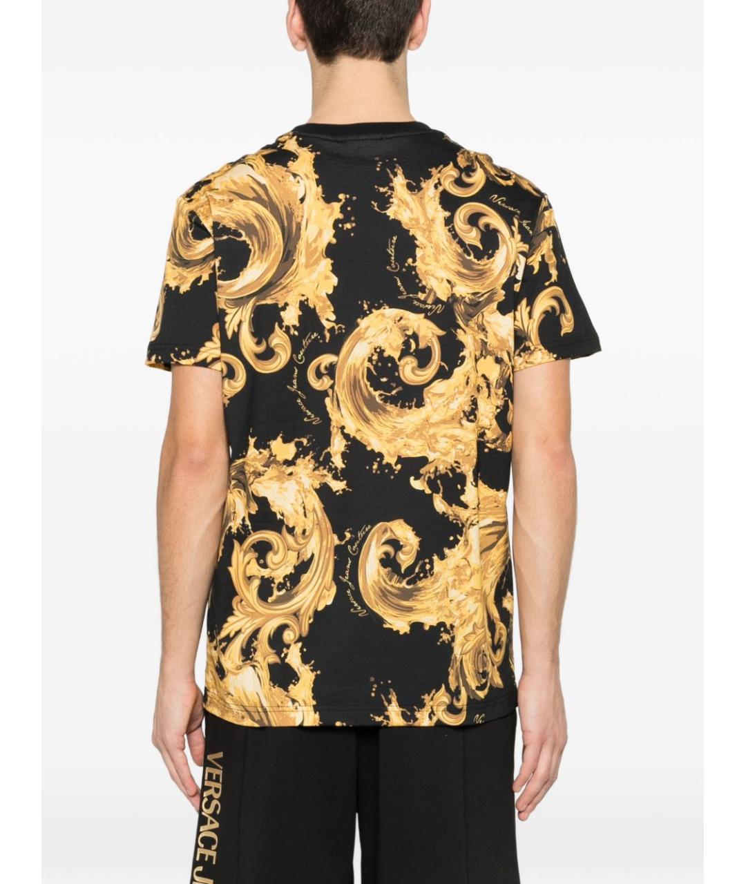 VERSACE JEANS COUTURE Мульти хлопковая футболка, фото 2