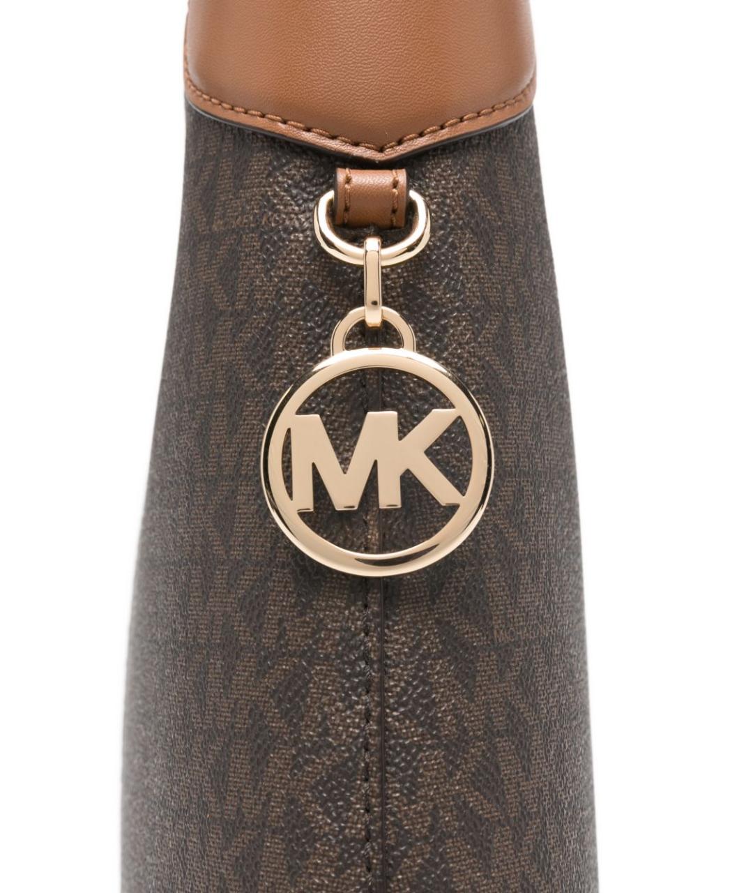 MICHAEL KORS Коричневая сумка через плечо, фото 3