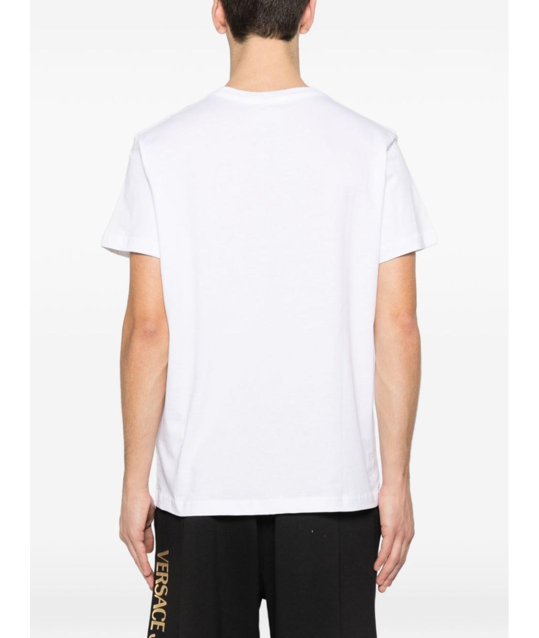 VERSACE JEANS COUTURE Белая хлопковая футболка, фото 5