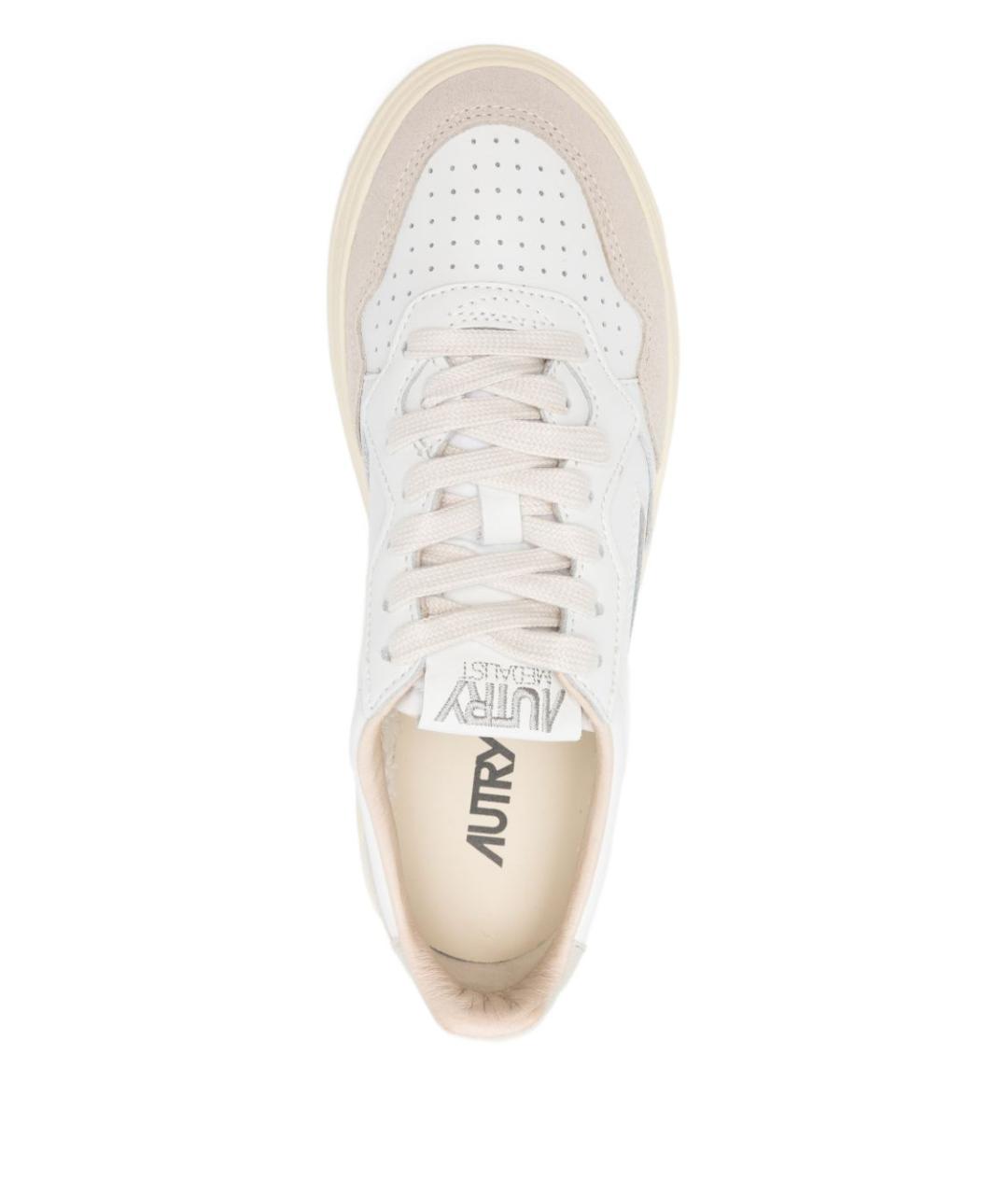 AUTRY Белые кожаные кеды, фото 4