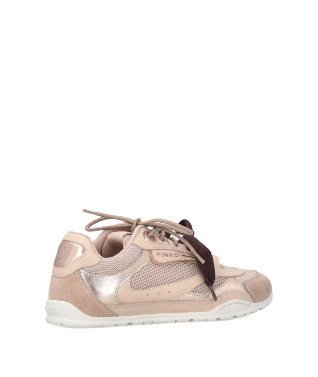 PINKO Розовые текстильные кроссовки, фото 2
