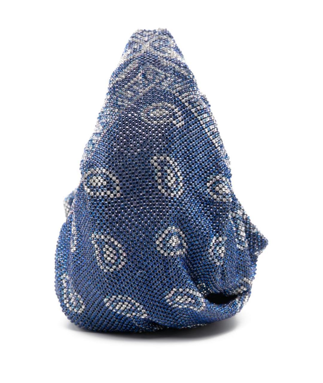 BENEDETTA BRUZZICHES Синяя сумка с короткими ручками, фото 5