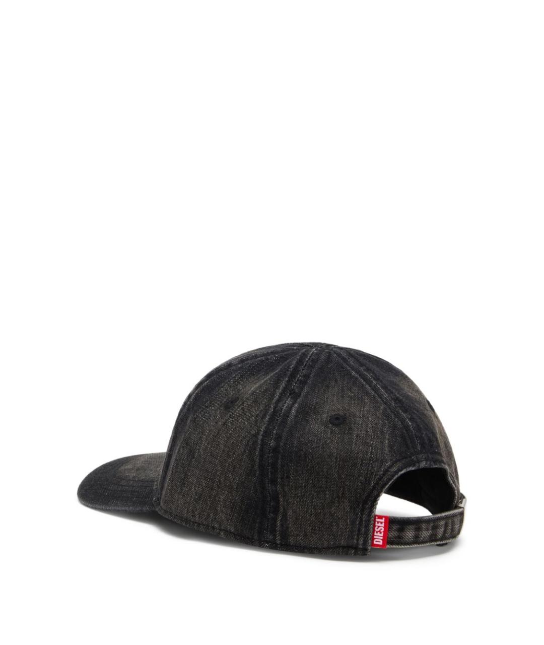 DIESEL Черная хлопковая кепка/бейсболка, фото 2