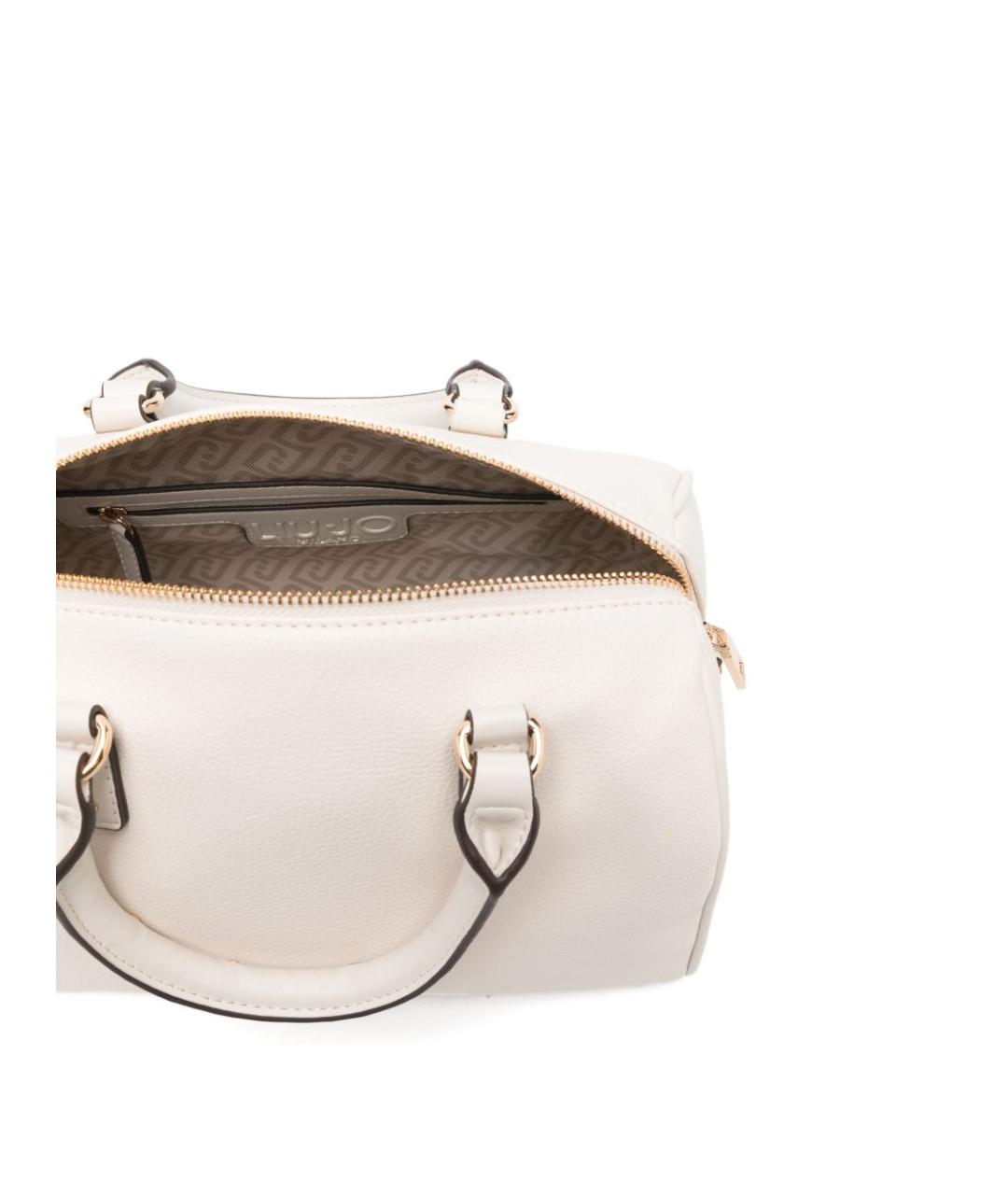 LIU JO Бежевая сумка тоут из искусственной кожи, фото 3