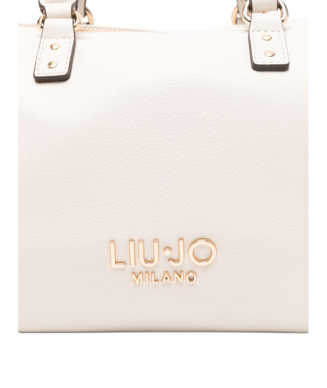 LIU JO Бежевая сумка тоут из искусственной кожи, фото 4