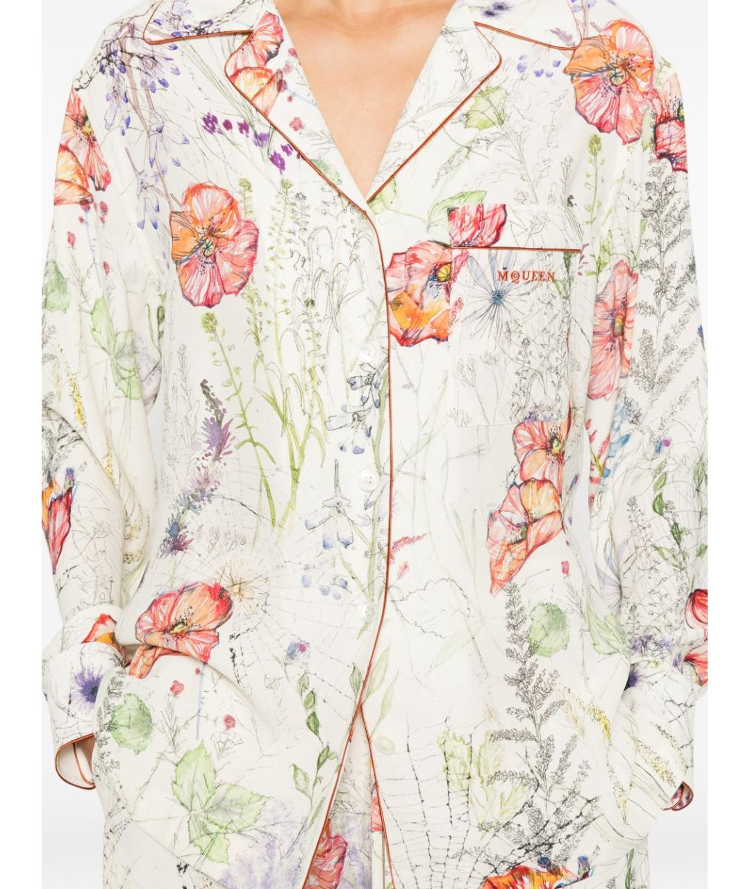 ALEXANDER MCQUEEN Мульти хлопковая рубашка, фото 3