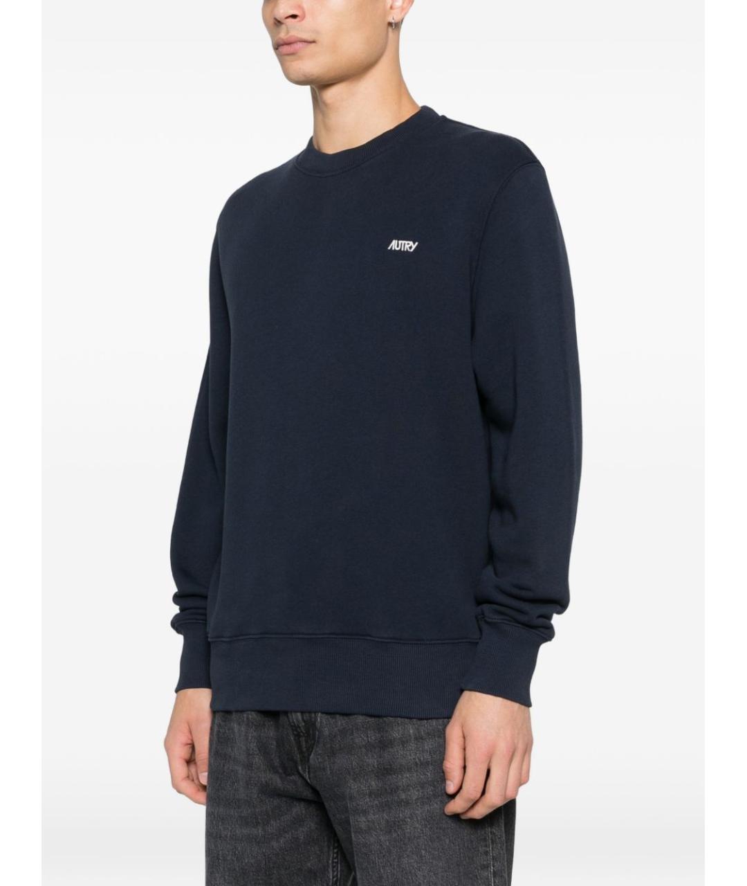 AUTRY Синий хлопковый джемпер / свитер, фото 3