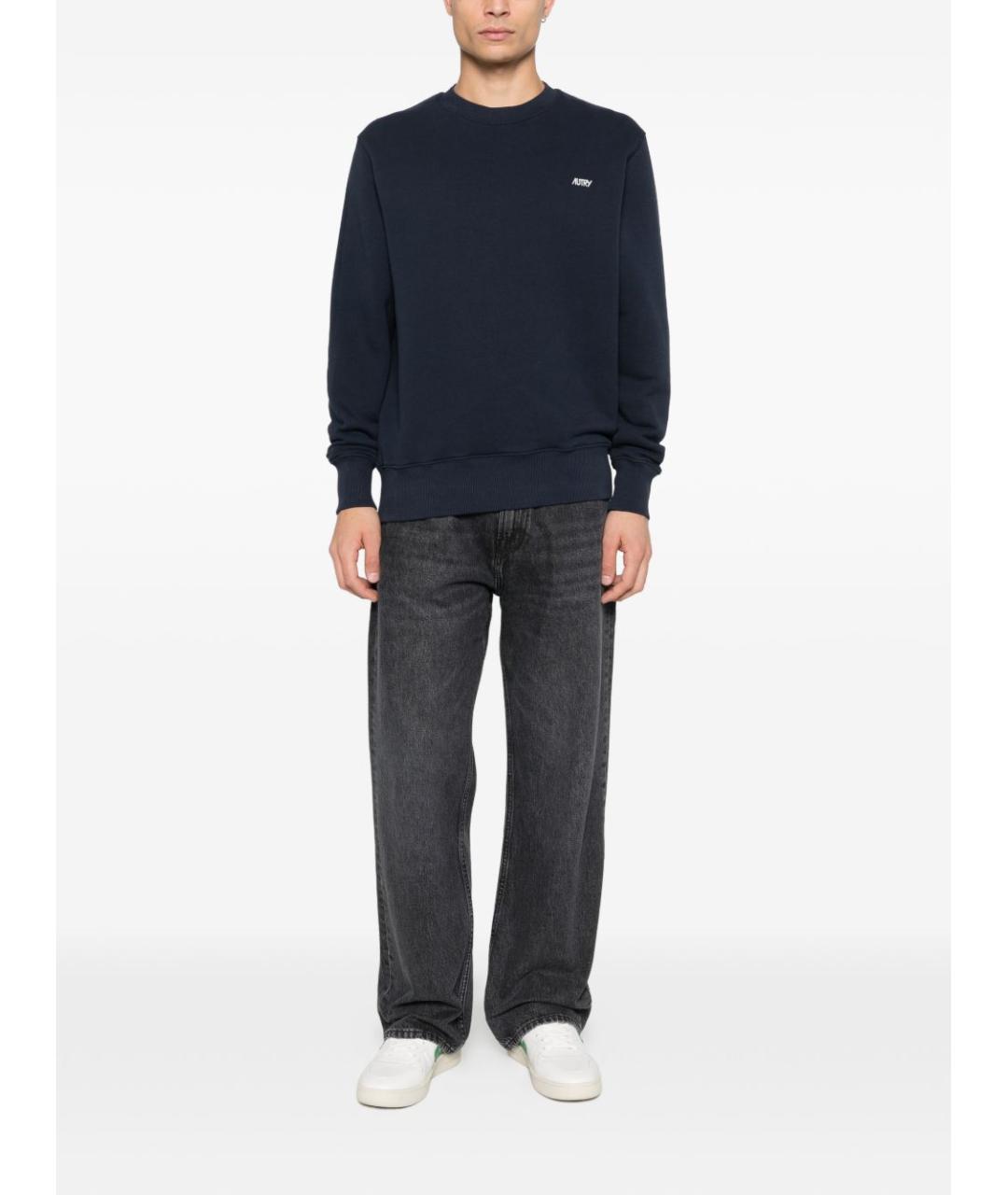 AUTRY Синий хлопковый джемпер / свитер, фото 4